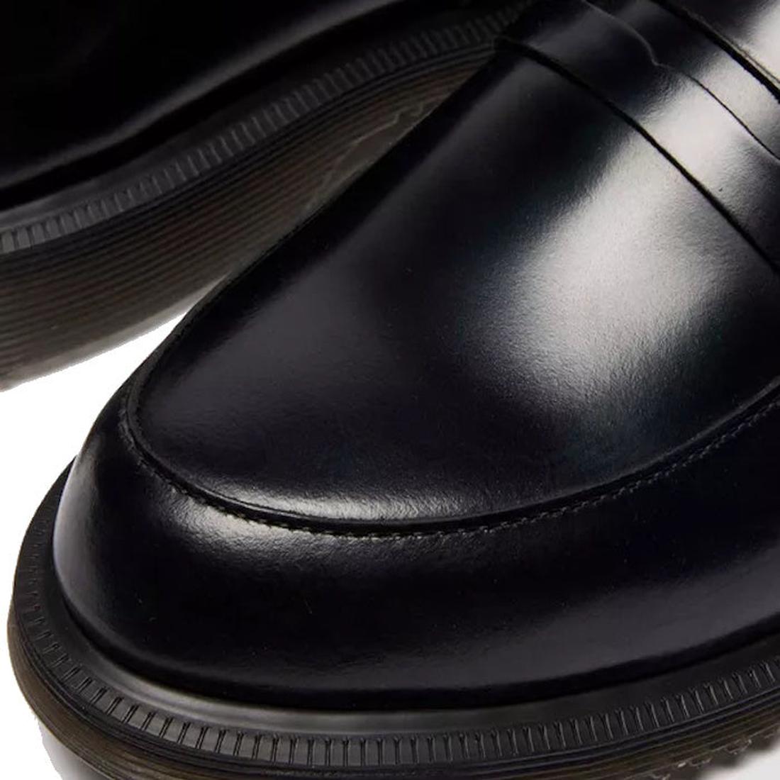 Dr Martens Temara Black Leather Loafer for women, slip-on comfort with soft black leather, sturdy sole, and neat stitching—ideal for busy days.  ksnz, 190665747485, 190665747492, 190665747515, 50757, 50758