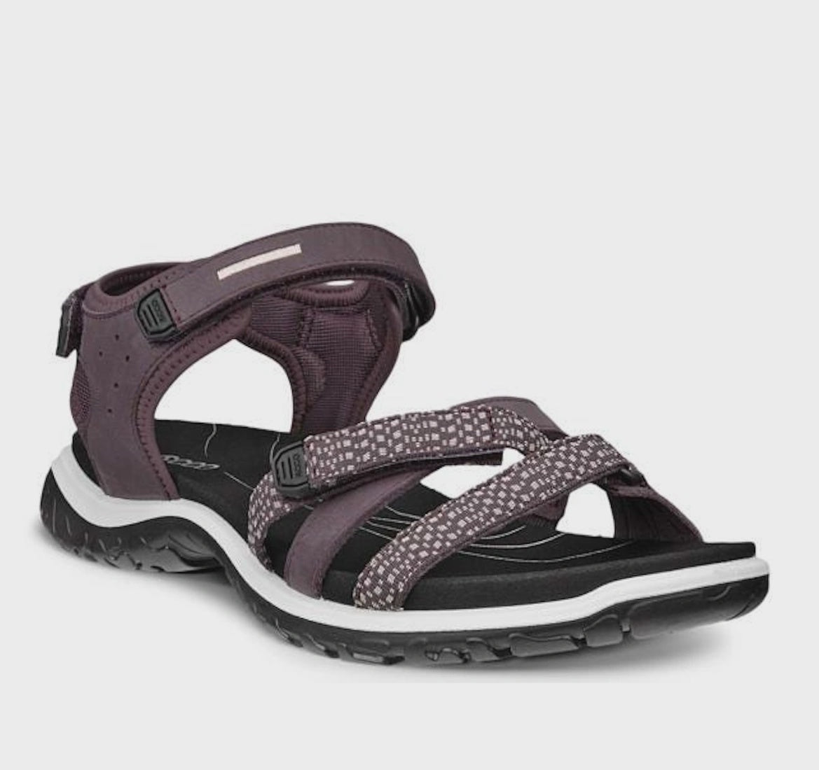Ecco Womens Offroad Roam Raisin Purple Active Sandal