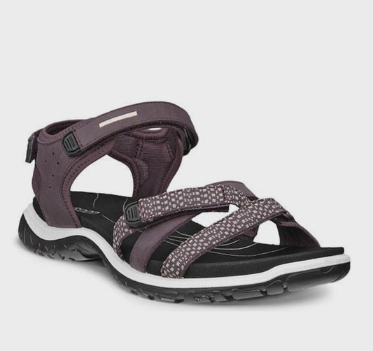 Ecco Womens Offroad Roam Raisin Purple Active Sandal