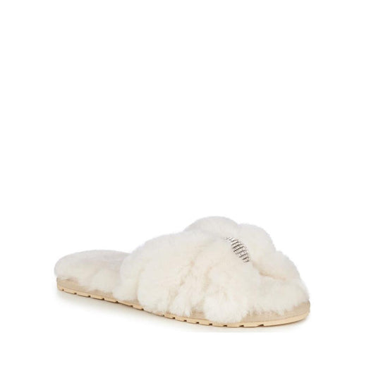 EMU Women's Corella CRYSTAL Natural Luxurious Sheepskin Scuff Slipper NOT RETURNABLE