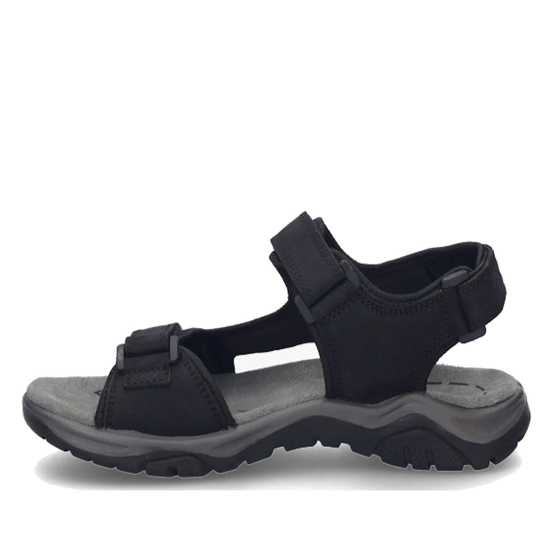 Josef Seibel Mens Arlo 02 Sandal Schwarz Black