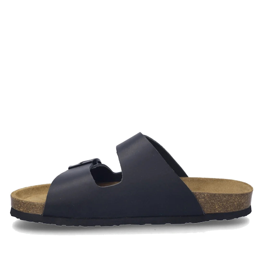 Josef Seibel Mens Josef 01 2 Strap Slide Sandal Schwarz Black