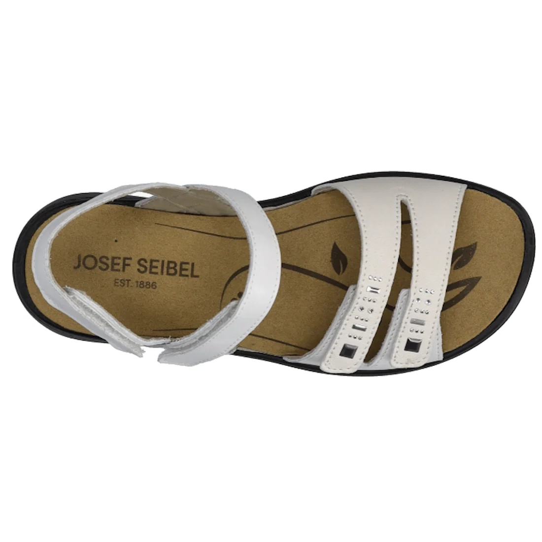 Josef Seibel Ibiza 86 Womens Leather Comfort Sandal White Weiss