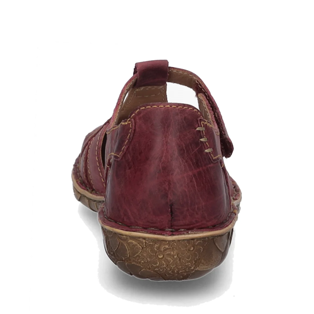 Josef Seibel Rosalie 29 Orchidee Red Leather Womens Covered Toe Sandal