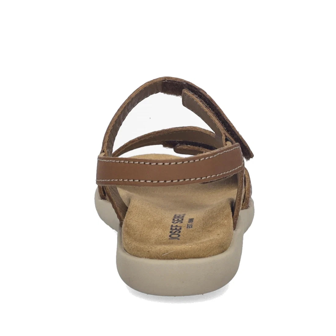 Josef Seibel Juliet 01 Womens Leather Comfort Sandal Cognac Tan