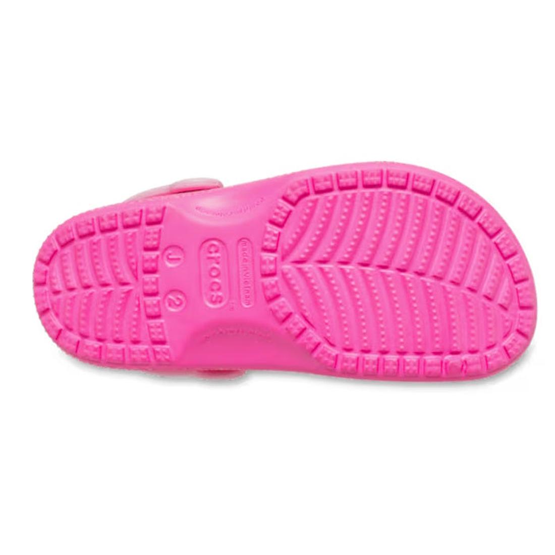 Pink crocs sandal with textured sole on a white background,
198445228865,
198445228872,
198445228889,
198445228896,
198445228902,
198445228919,, 45955, 45956, 45957, 45958, 45959, 198445228865, 198445228872, 198445228889, 198445228896, 198445228902, 19844
