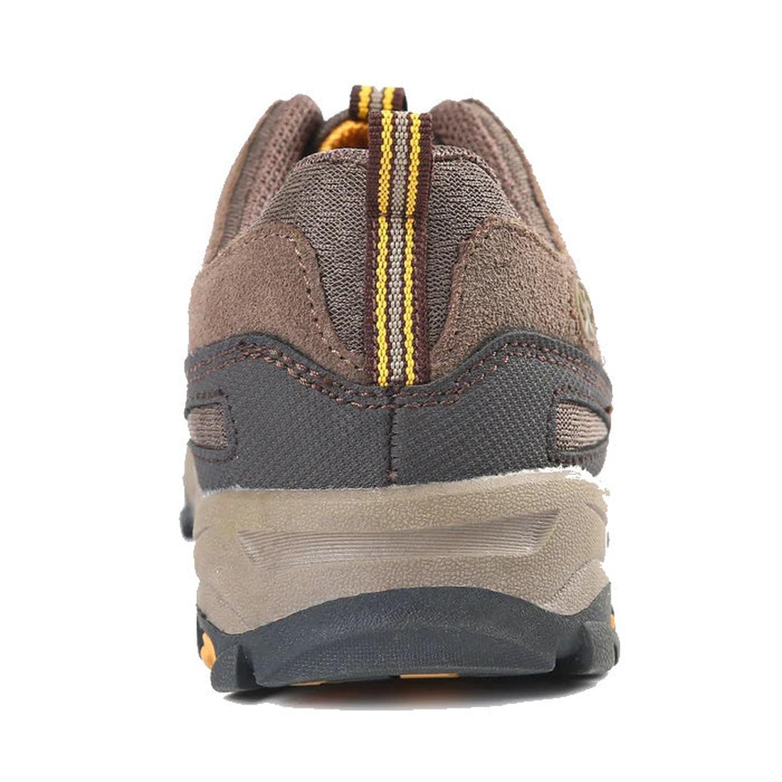 Northside Cheyenne Low Kids Hiker in Taupe, a comfy low-cut shoe with tough sole, soft suede-like finish, and easy striped pull tab.  ksnz