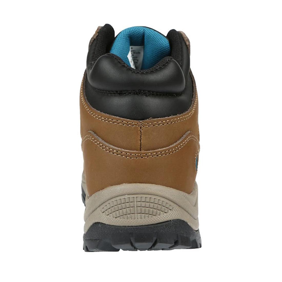 Northside – Apex Lite Women's Mid Boot Brown, a cozy waterproof boot in brown and black with sturdy grippy sole and easy lace-up closure.  ksnz