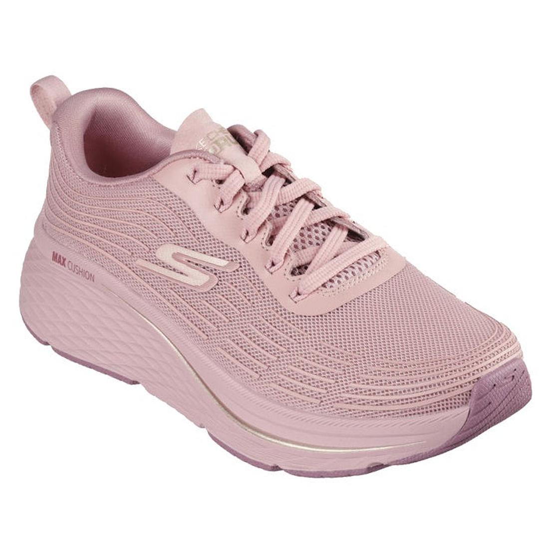 Skechers Max Cushioning Elite 2.0 Rose Pink Women’s Trainer, a cozy pink lace-up with airy mesh and cushy, supportive sole for all-day play.  ksnz