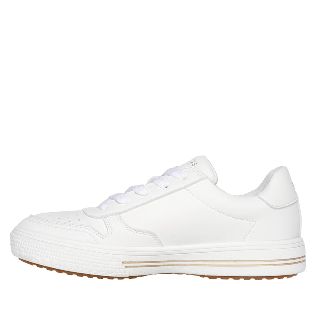 Skechers Arch Fit-Arcade Stroll'N Street Shoe White w/Zip